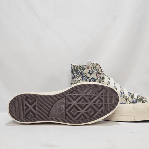 Converse Women's CTAS Lift Platform Tapestry Hi Tops Size 5.5 A11992C NWT - Picture 7 of 8